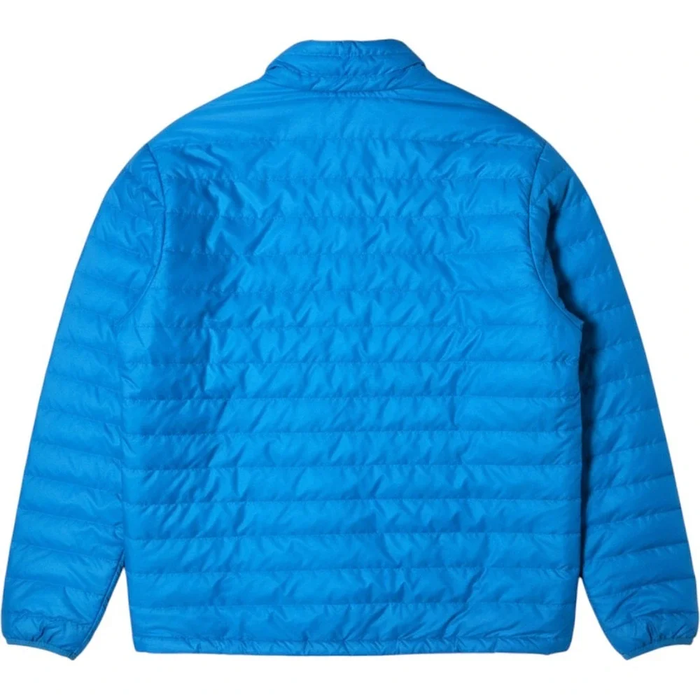 Patagonia Down Sweater Mens XL Blue EUC Full Zip Quilted Puffer